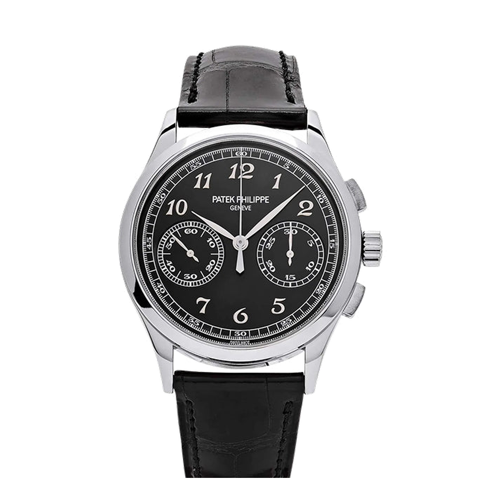 Patek Philippe Chronograph 5170 White Gold / Black Black Dial Straps