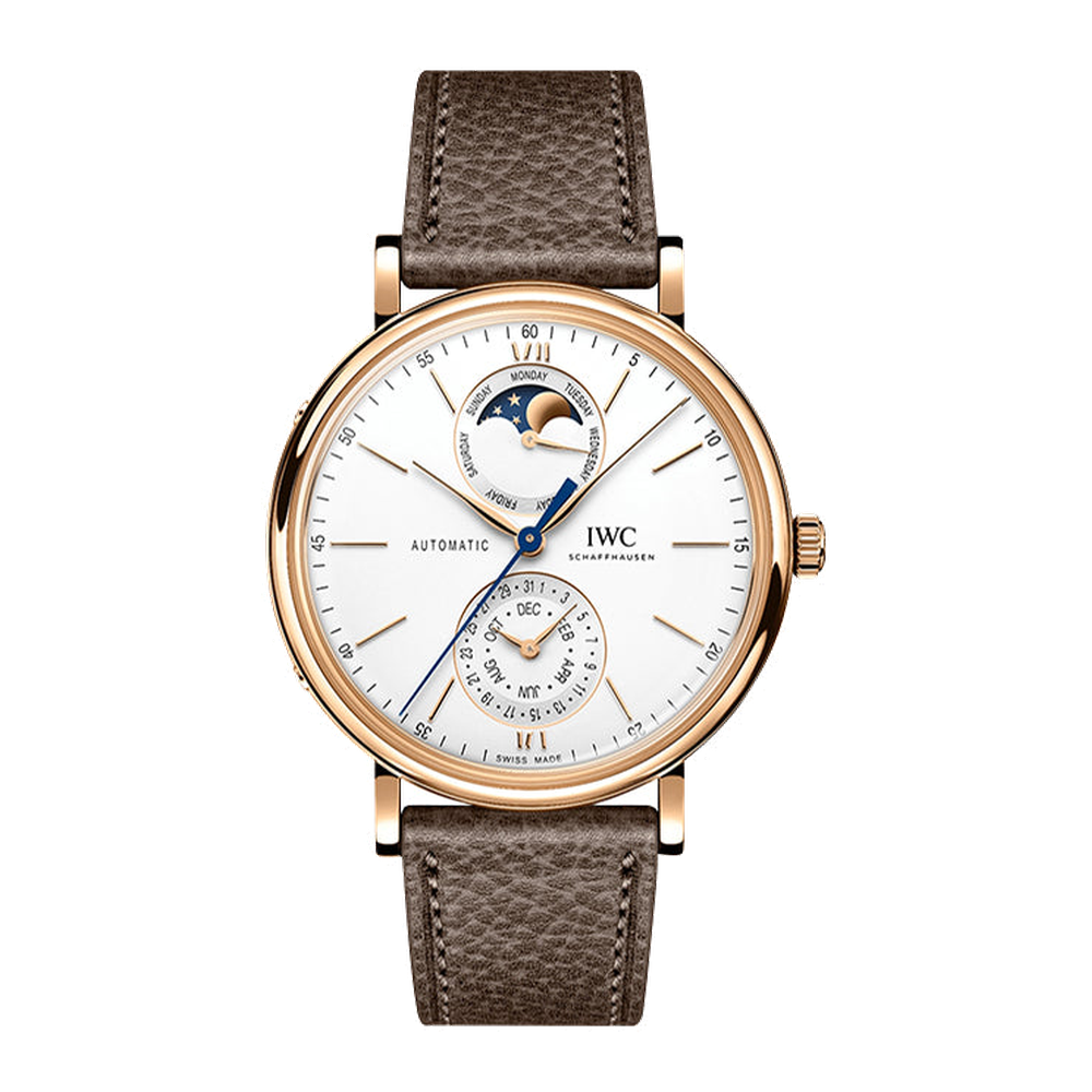 IWC Portofino Complete Calendar 41 Rose Gold / Silver