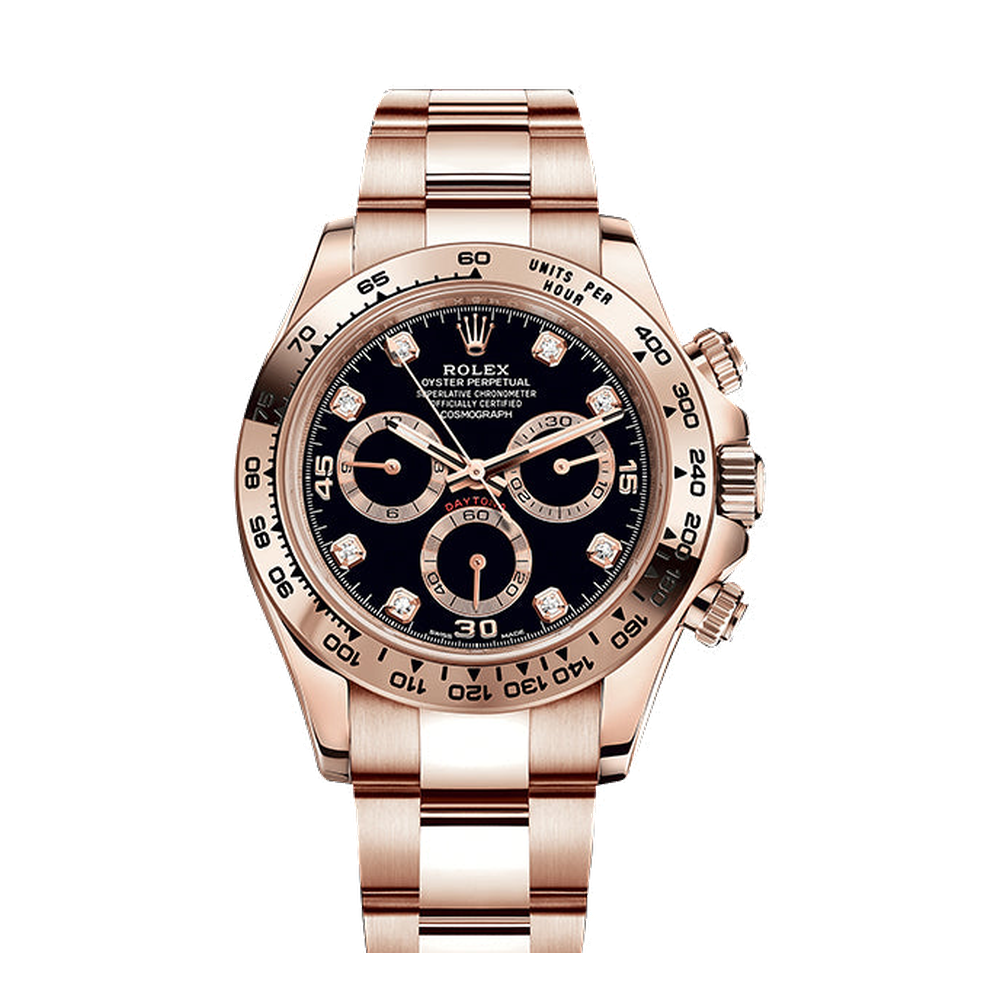 Rolex Cosmograph Daytona Everose / Black - Diamond