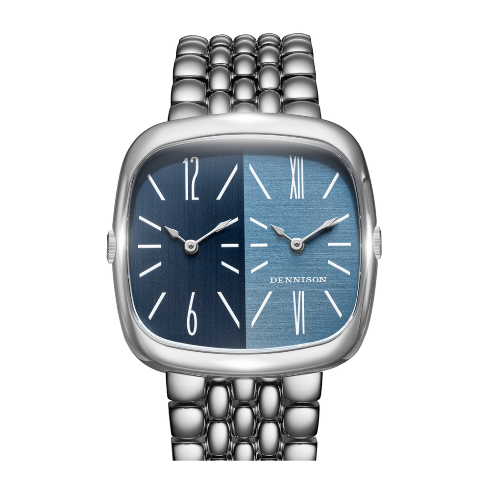 Dennison Shades Of Blue Blue/Navy Dial Straps