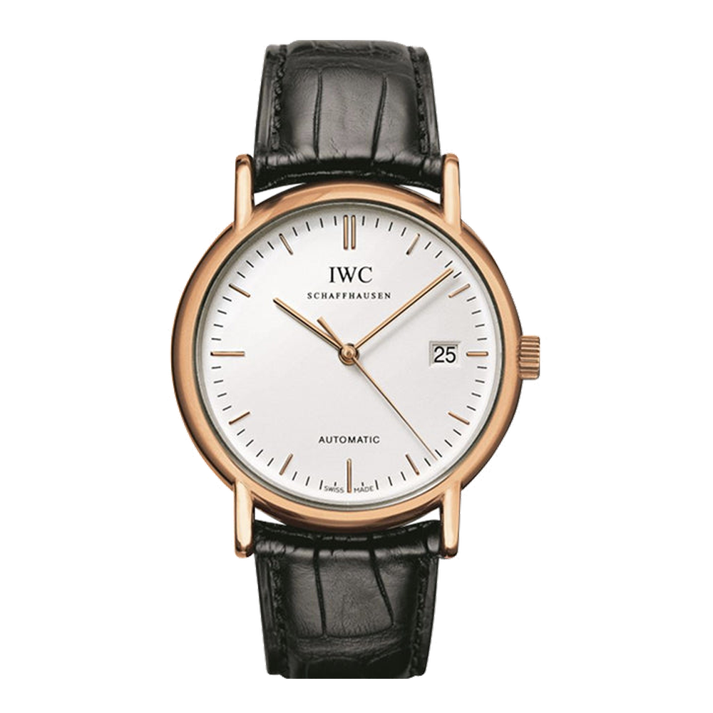 IWC Portofino Automatic / Rose Gold / White / Strap