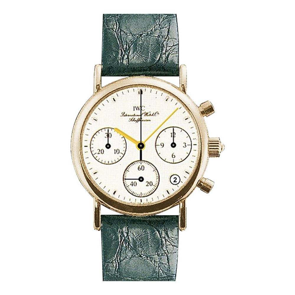 IWC Portofino Lady Chronograph MecaQuartz Rose Gold / White / Alligator