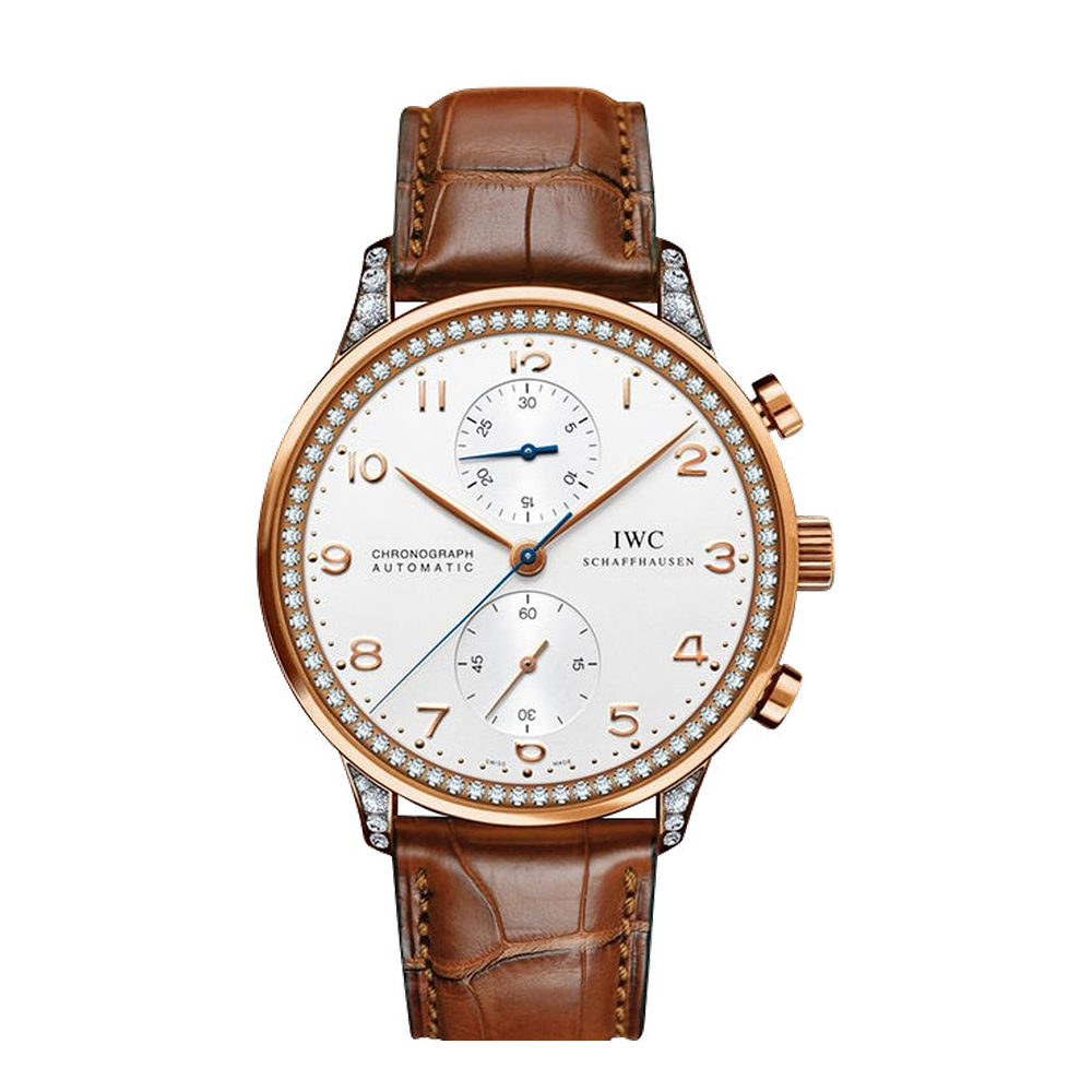 IWC Portuguese Chrono-Automatic Rose Gold / 266 Diamond