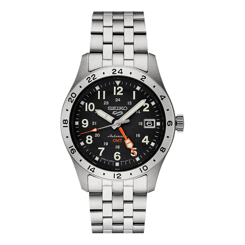 Seiko Field Series Black Dial Straps