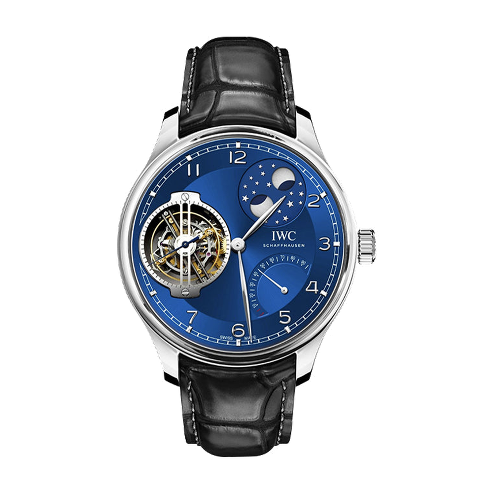 IWC Portugieser Constant-Force Tourbillon Double Moon Platinum / Behebani