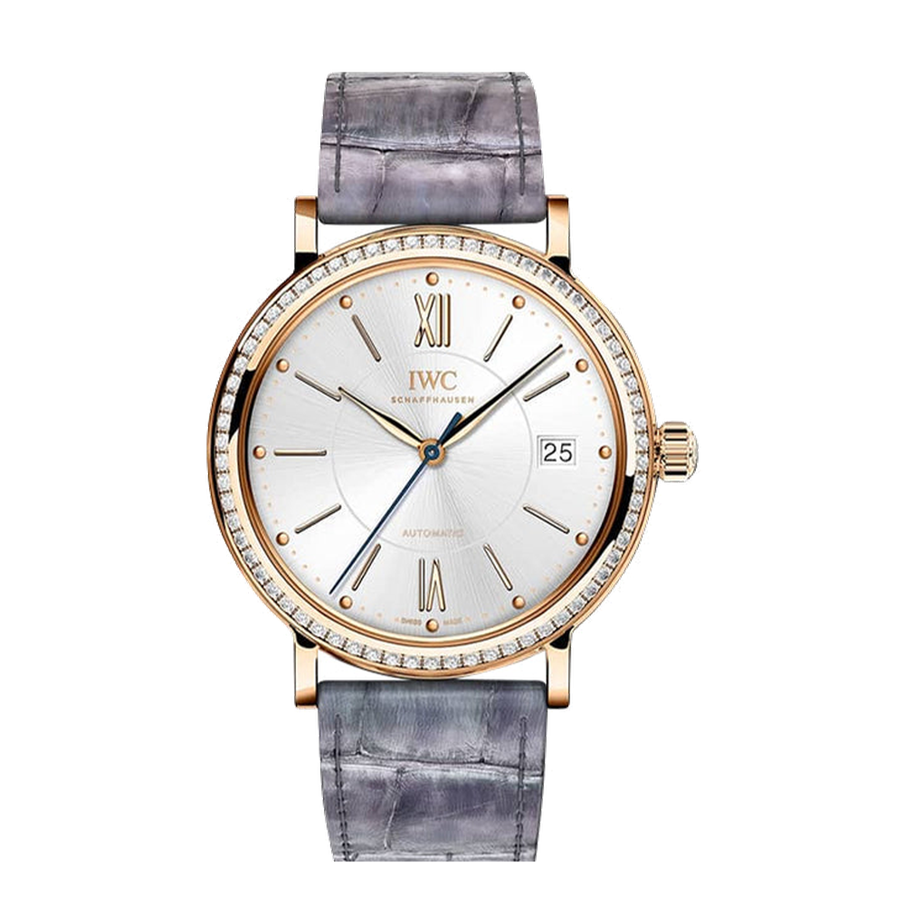 IWC Portofino Automatic 37 Red Gold / Diamond / Silver