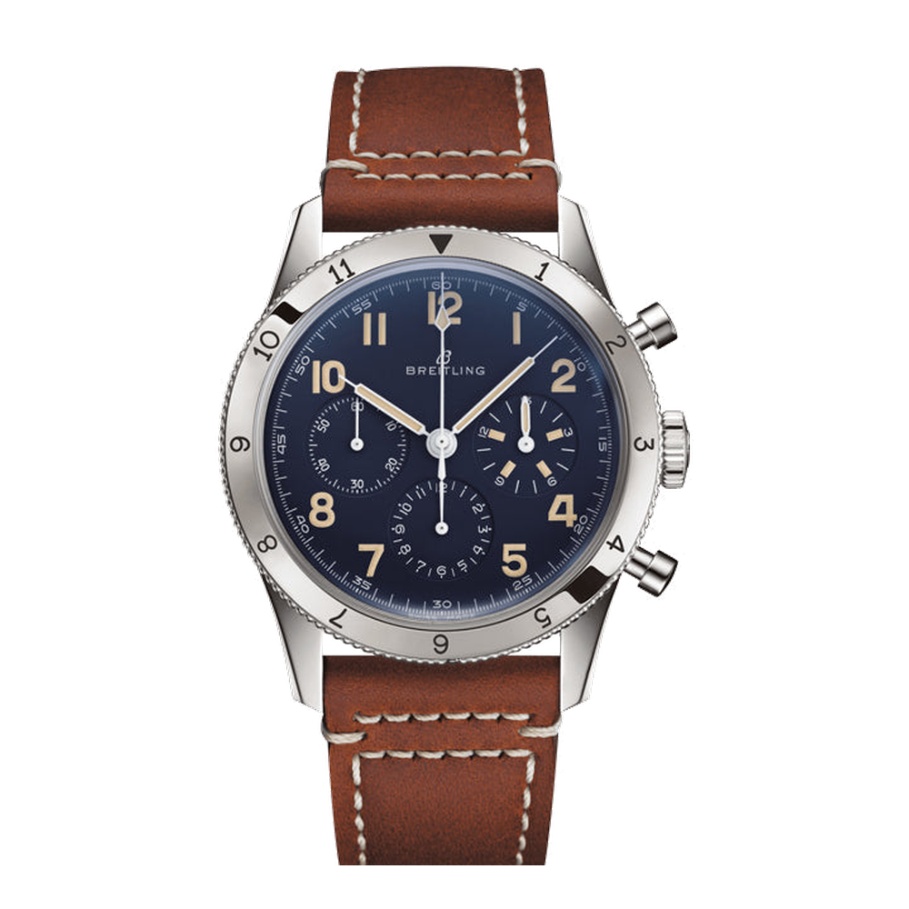 Breitling AVI 1953 Edition Blue / Navy Dial Straps
