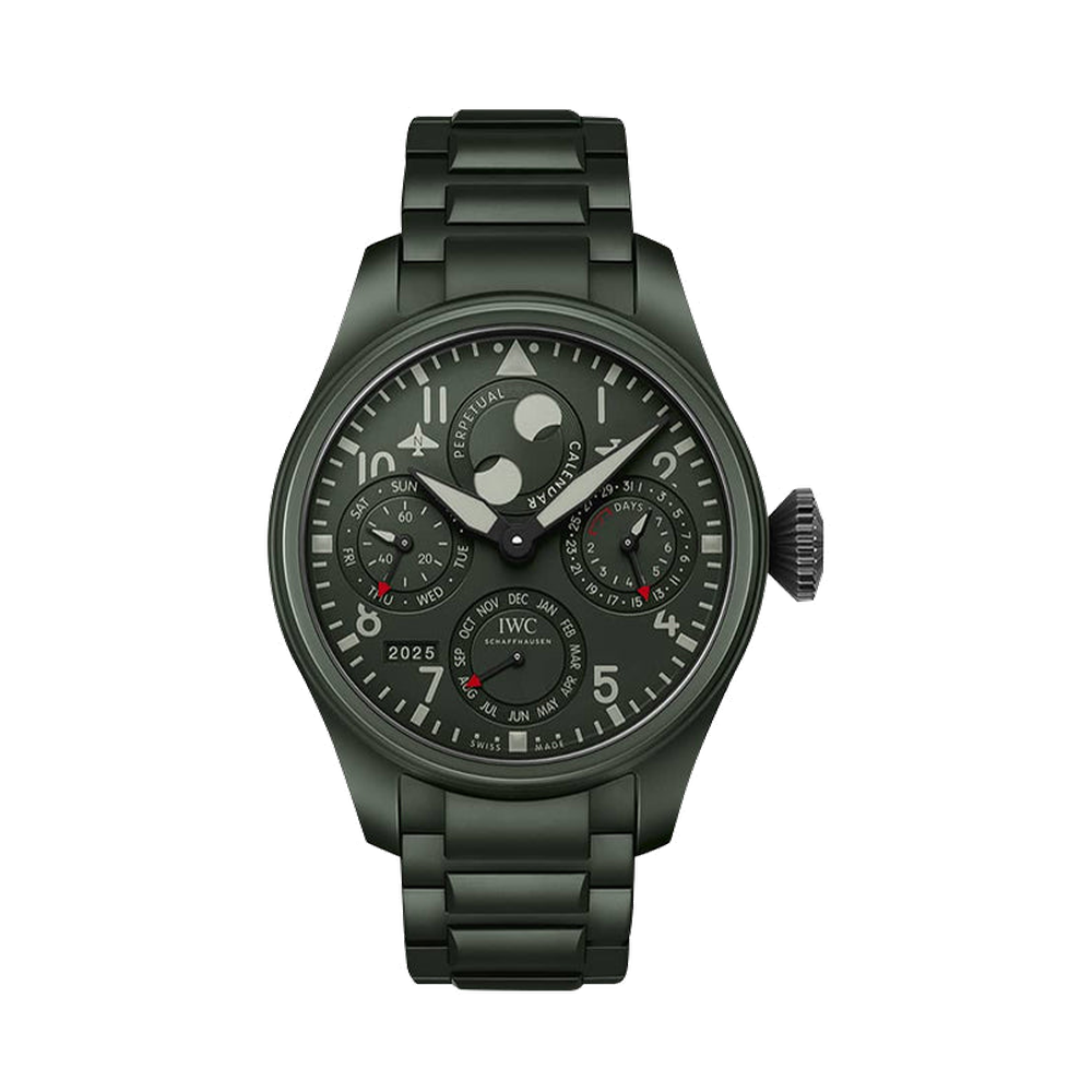 IWC Big Pilot's Watch Perpetual Calendar Top Gun Woodland