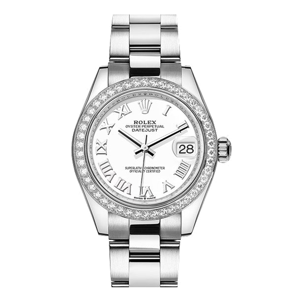 Rolex Datejust 31 Stainless Steel Diamond / Oyster / White - Roman