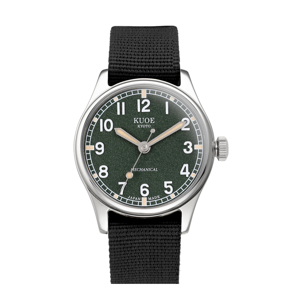 Kuoe Kyoto 90-002 Green dial / 35 mm Green Dial Straps