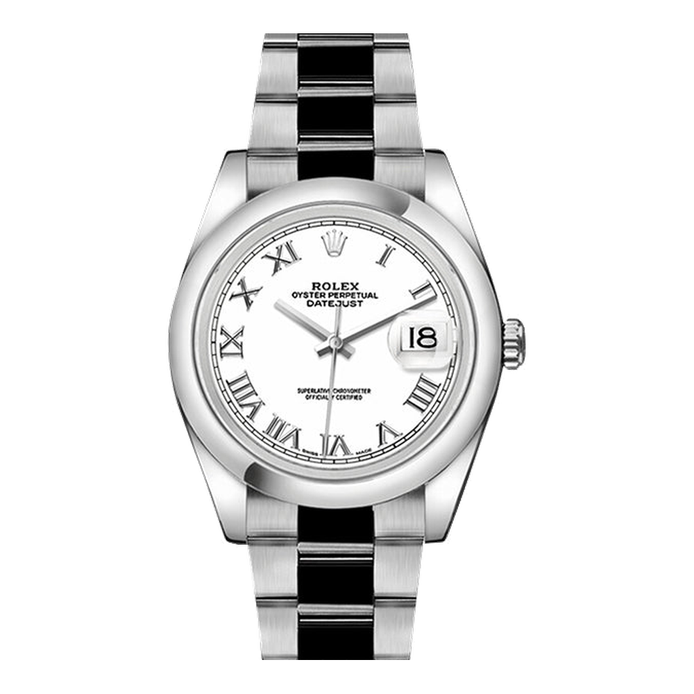 Rolex Datejust 36 Stainless Steel Fluted / Oyster / White