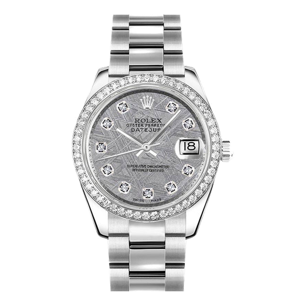 Rolex Datejust 31 Stainless Steel Diamond / Oyster / Meteorite