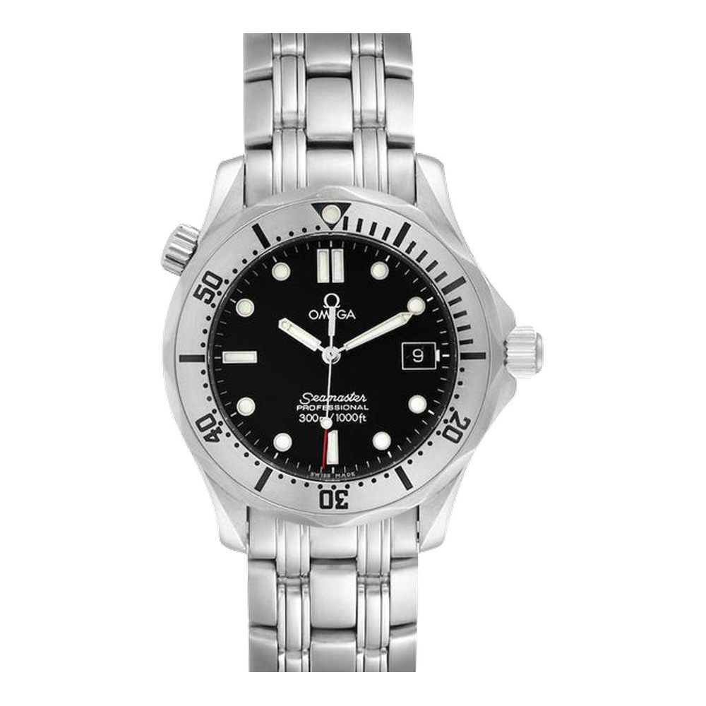 Omega Diver 300M Quartz 36.25 Stainless Steel / Black / Bracelet / Japan