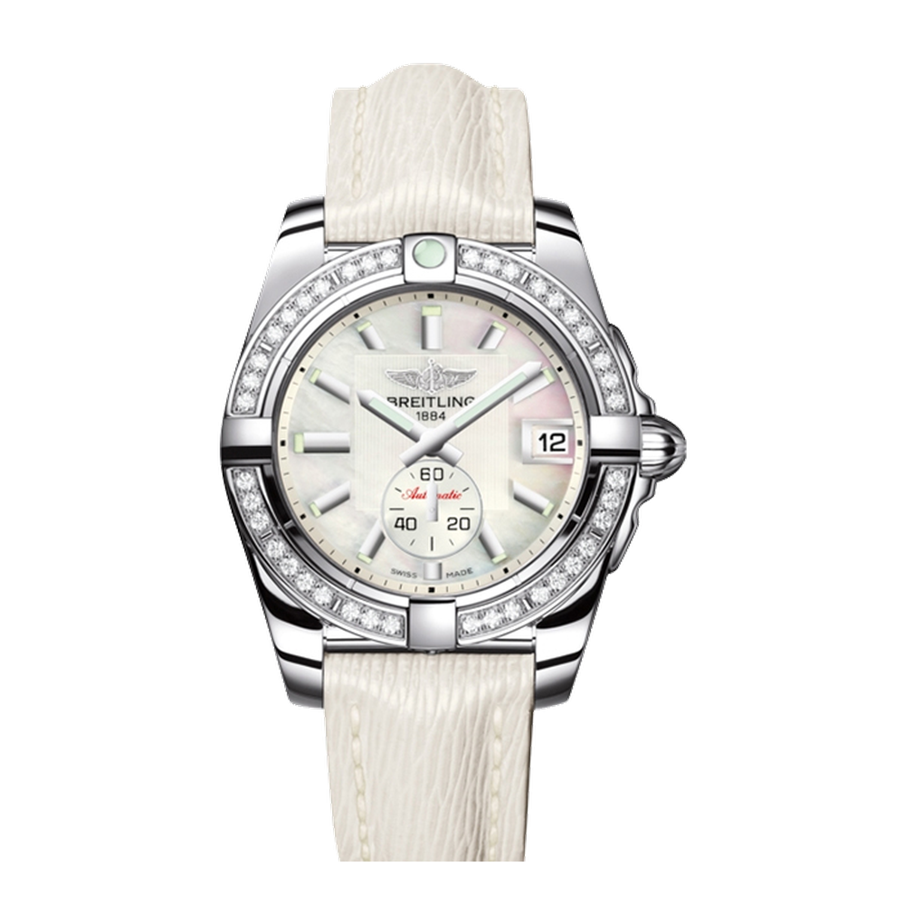 Breitling Automatic Stainless Steel / Diamond / Pearl / Sahara