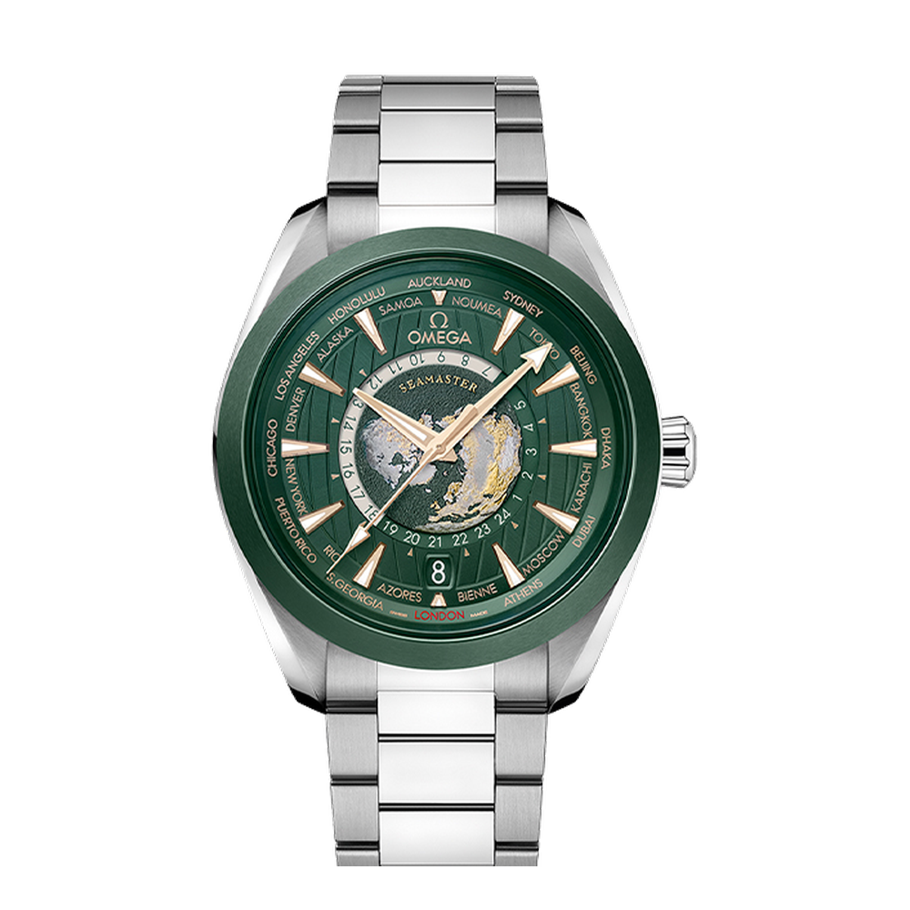 Omega Aqua Terra 150M Green Dial Straps