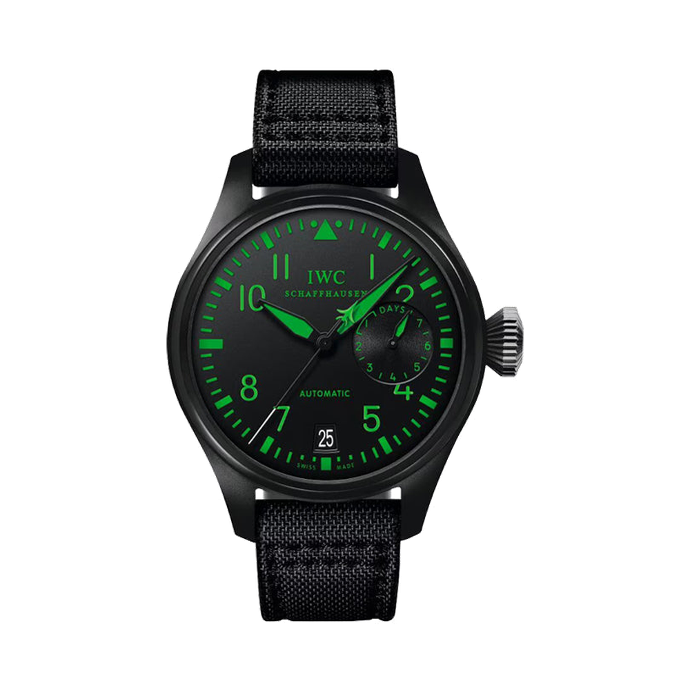 IWC Big Pilot's Watch Top Gun Boutique Edition Black Dial Straps