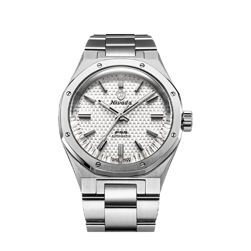 Nivada Grenchen F77 Sst White Mk2 - 38Mm