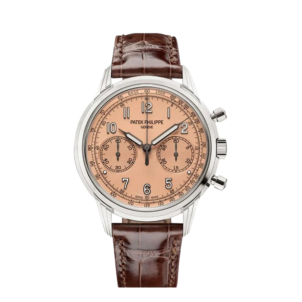 Patek Philippe Chronograph 5172 White Gold / Rose Pink/Salmon Dial Straps