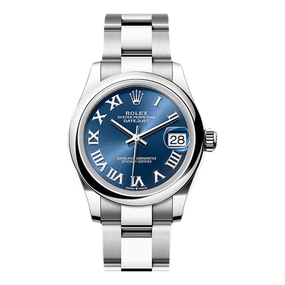 Rolex Datejust 31 Stainless Steel / Oyster / Blue - Roman