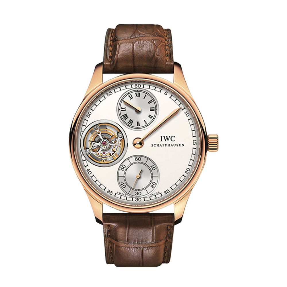 IWC Portugieser Regulateur Tourbillon Rose Gold / Silver