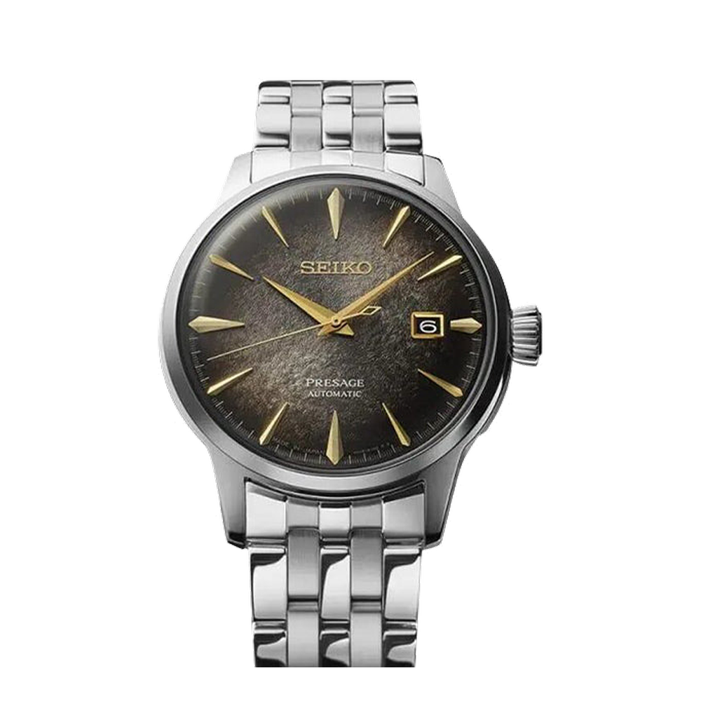 Seiko Cocktail Time Black Dial Straps