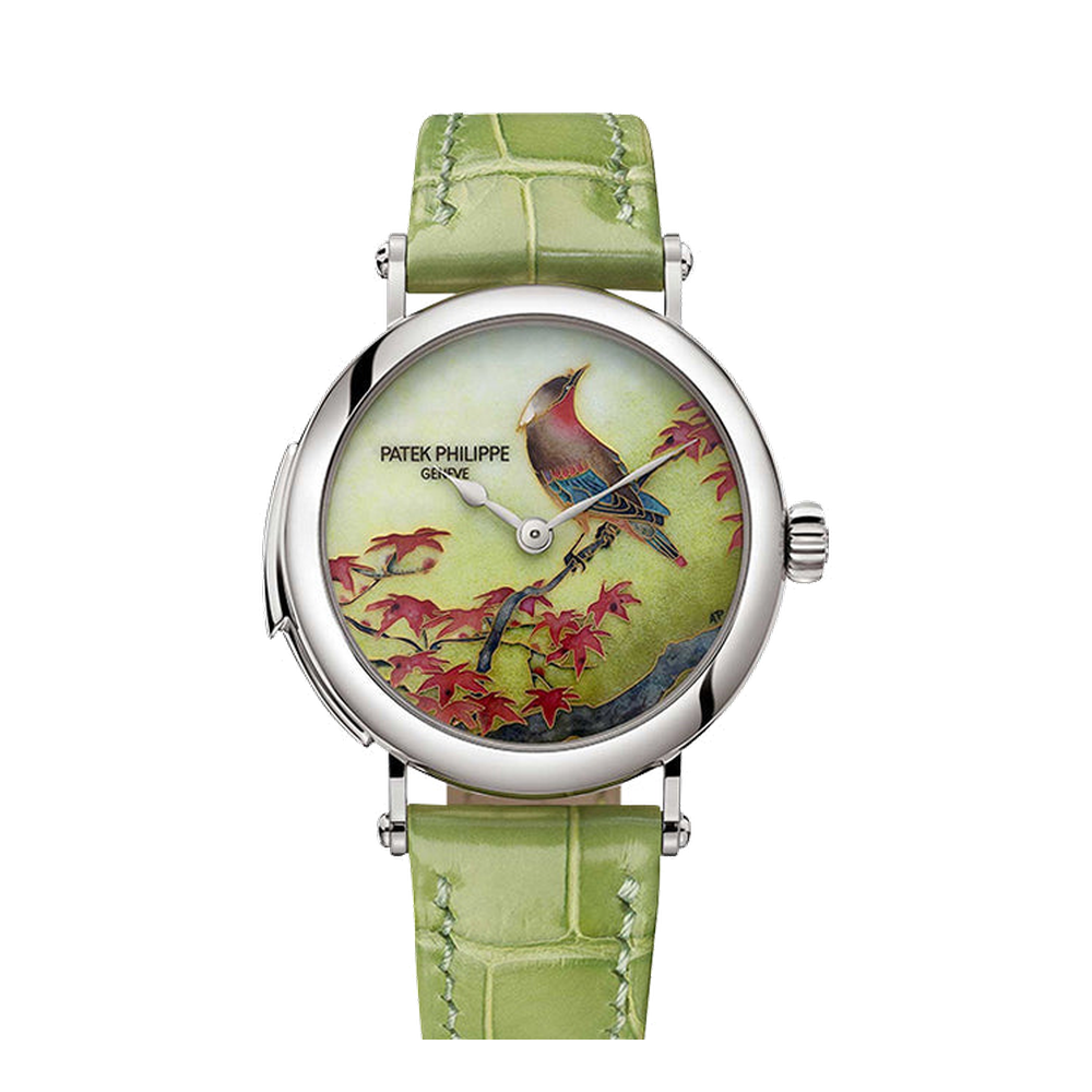 Patek Philippe Minute Repeater 7000 Bird on a Red Maple Multi Dial Straps