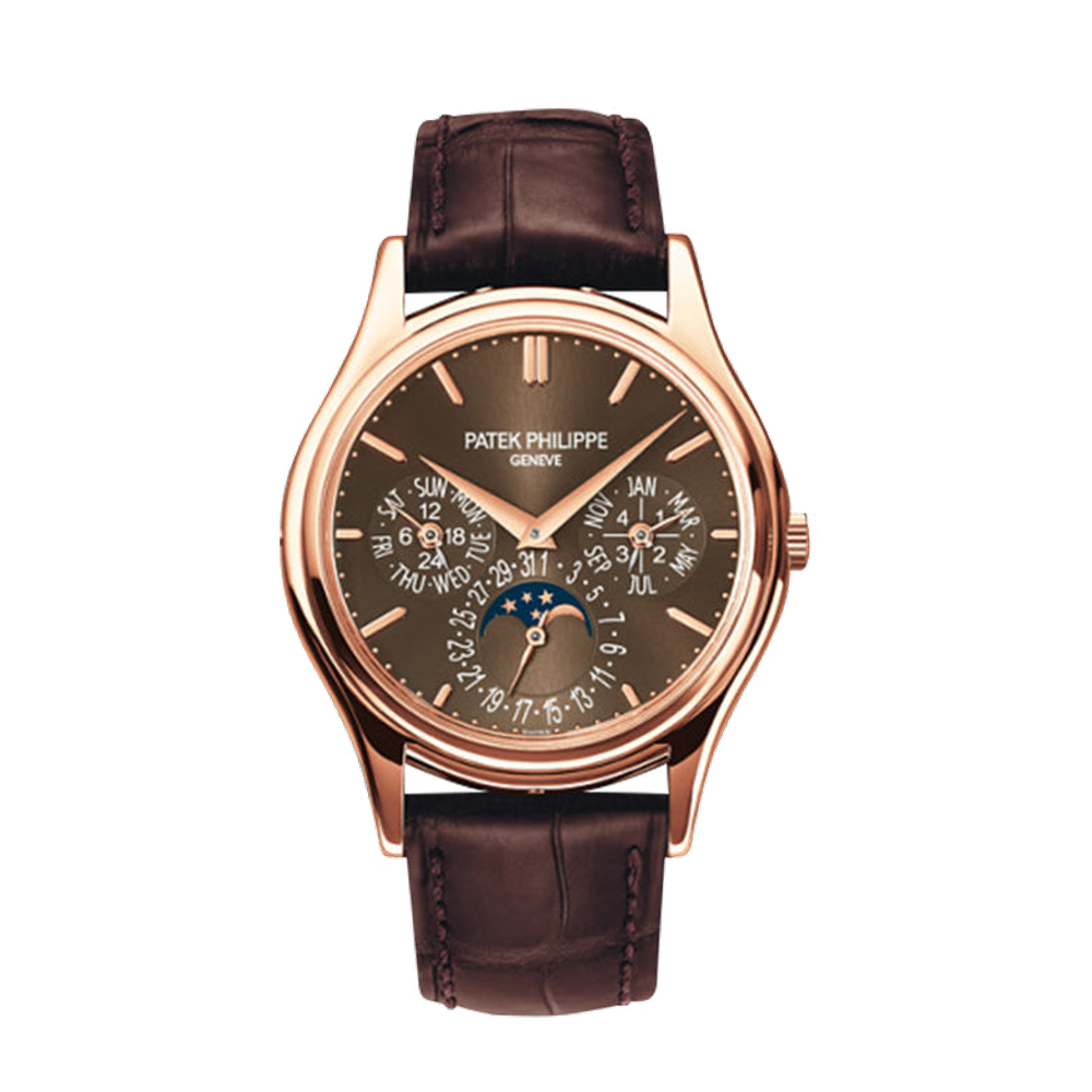 Patek Philippe Perpetual Calendar 5140 Rose Gold Brown