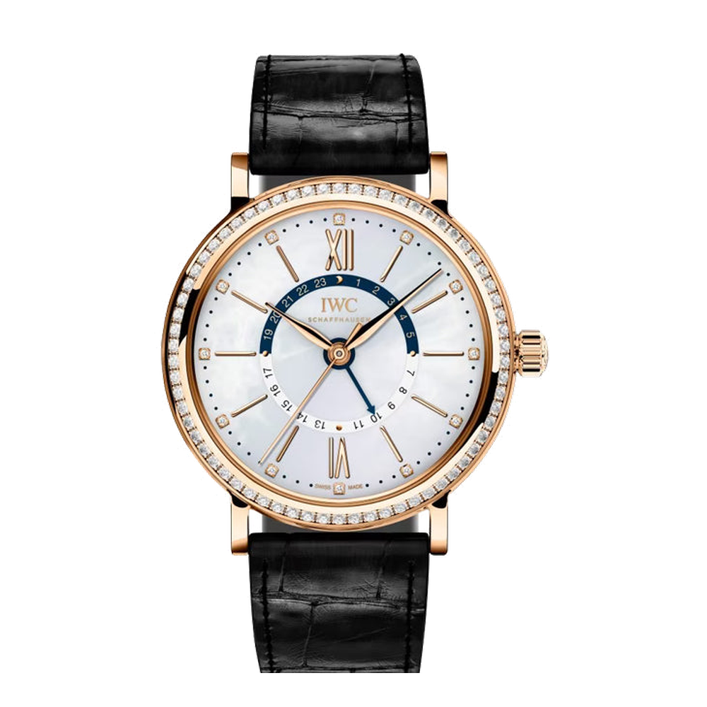 IWC Portofino Automatic Day & Night 37 White Dial Straps