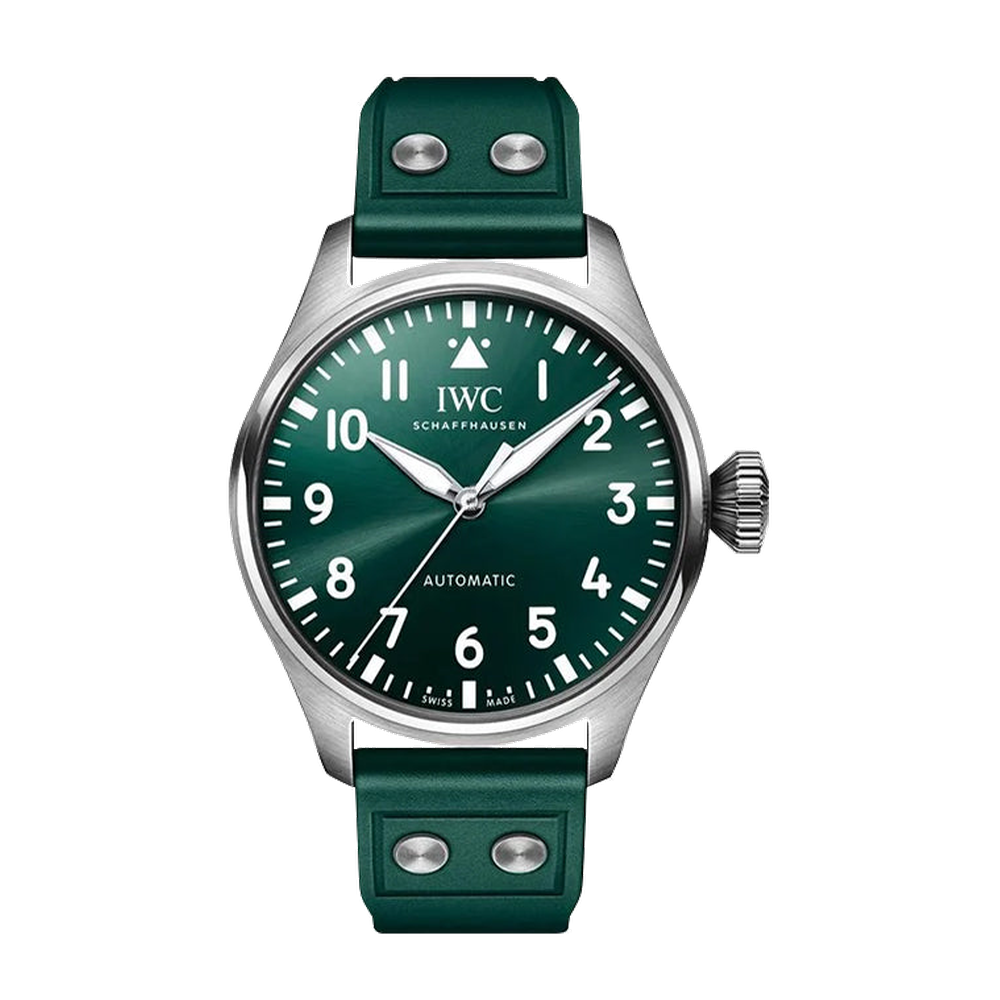 IWC Big Pilot 43 Stainless Steel / Green