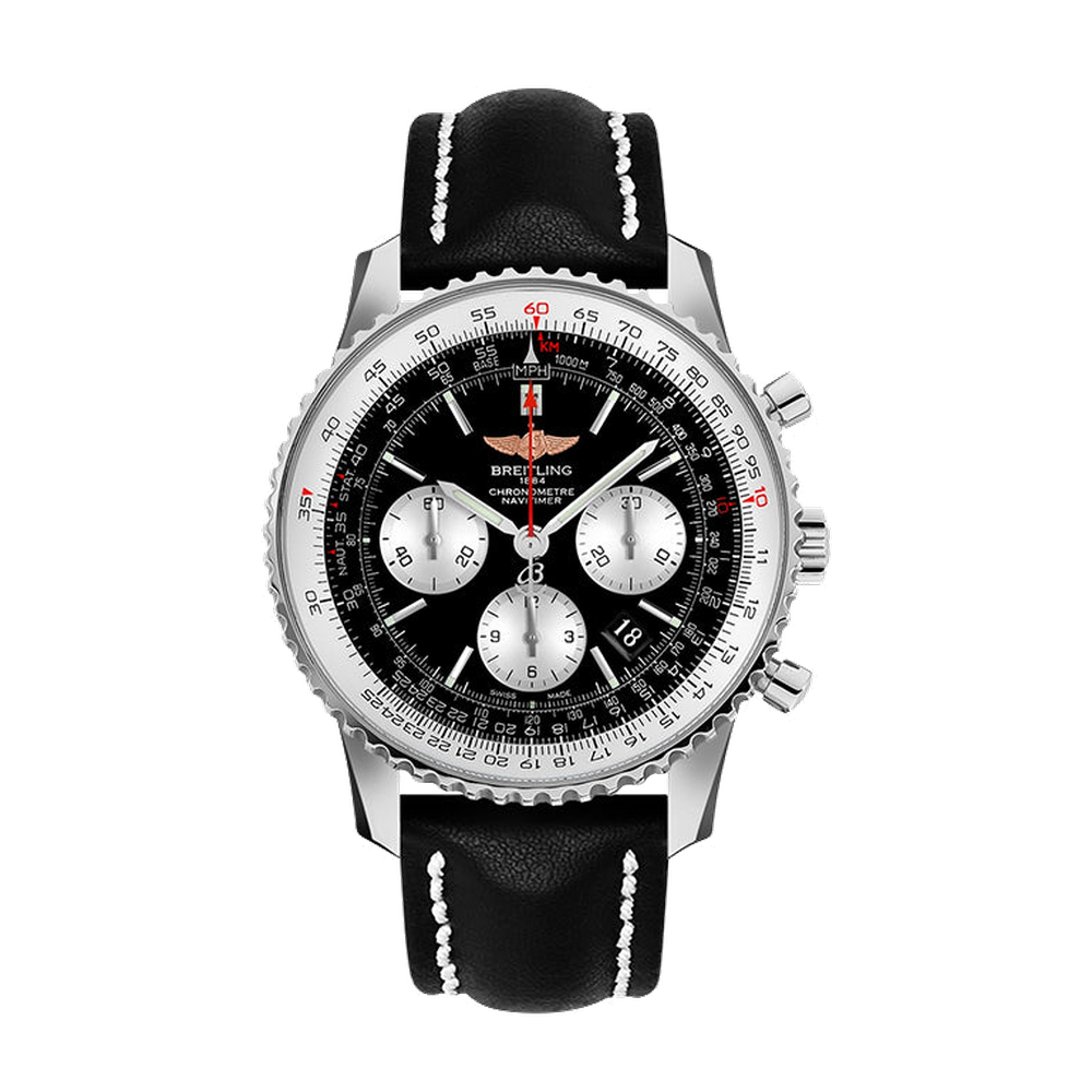 Breitling 01 43 Stainless Steel Black