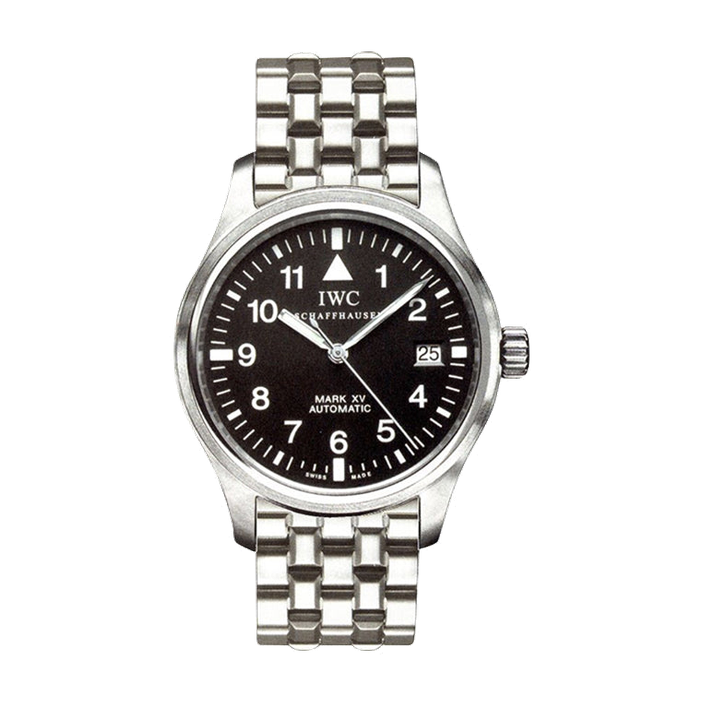 IWC Pilot's Watch Mark XV Stainless Steel / Black / Bracelet
