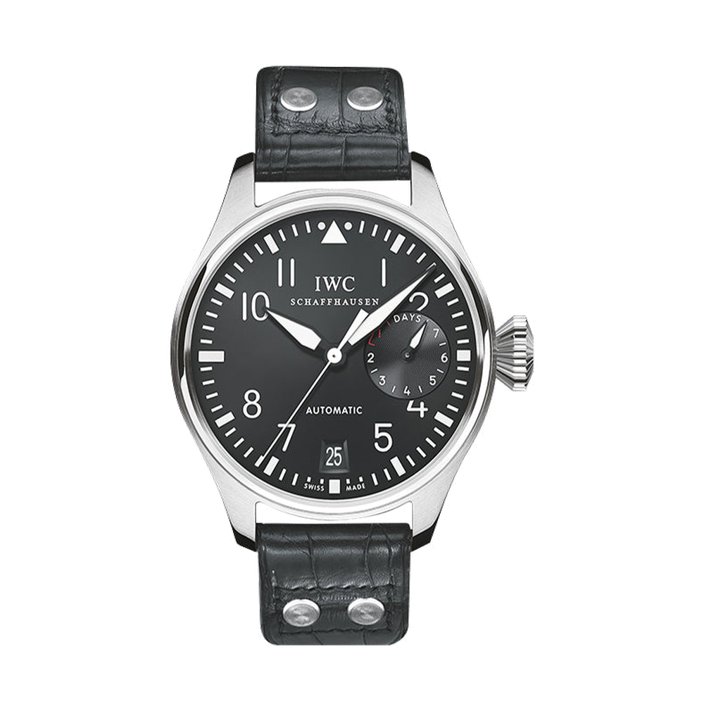 IWC Big Pilot Black Dial Straps