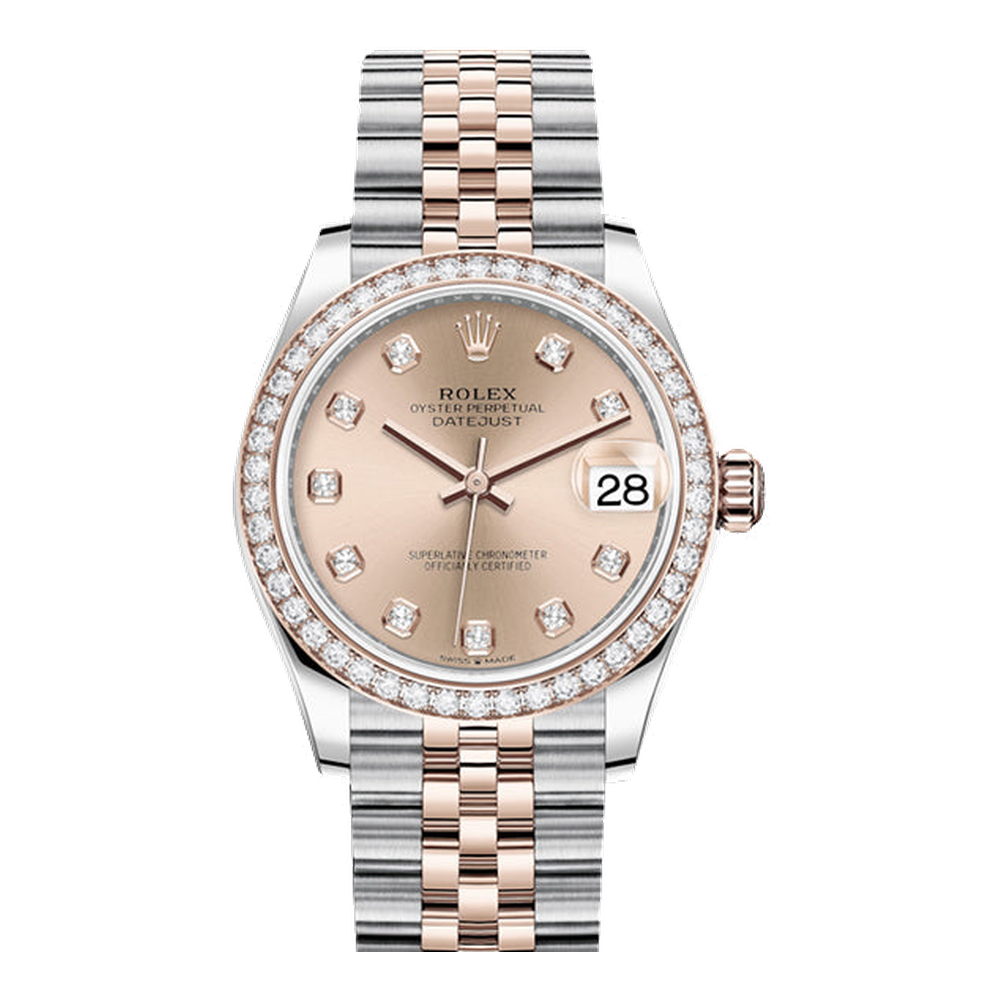 Rolex Datejust 31 Stainless Steel/ Rose Gold / Diamond / Rose - Diamond / Jubilee