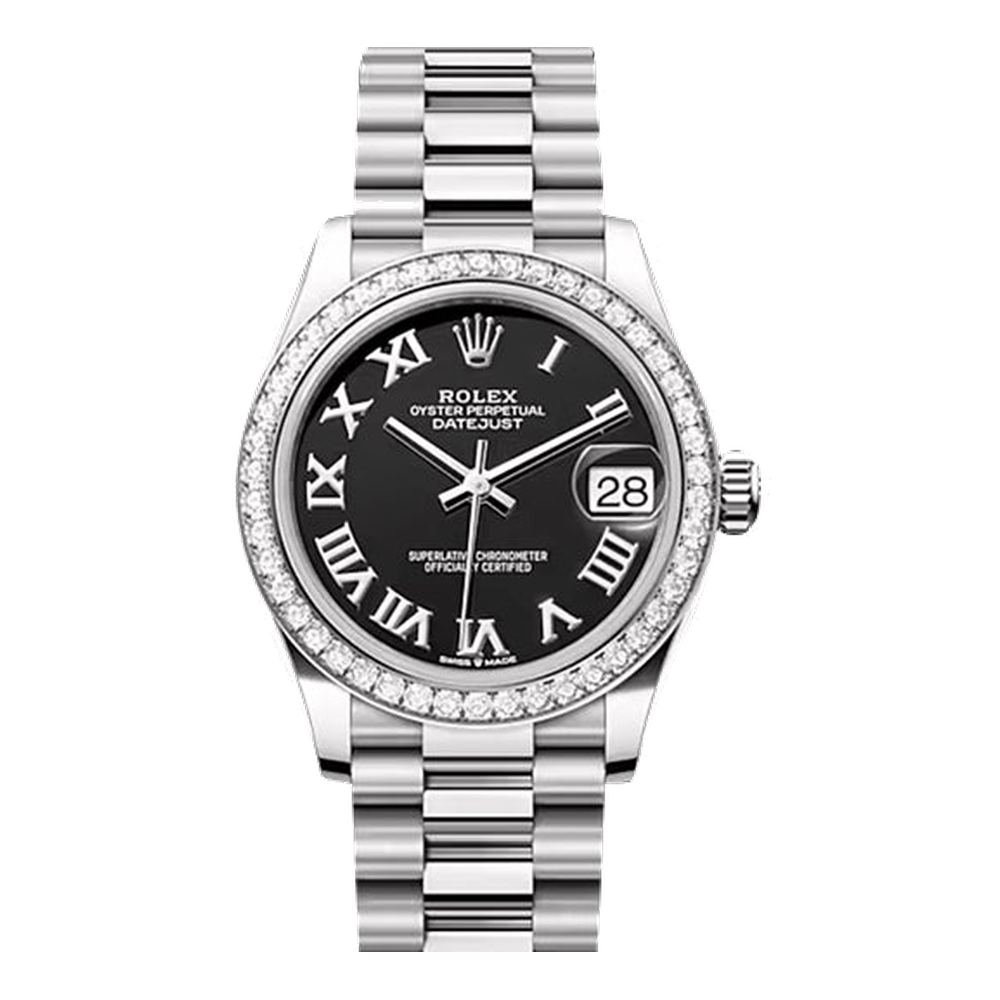 Rolex Datejust 31 Stainless Steel Diamond / Jubilee / Black - Roman