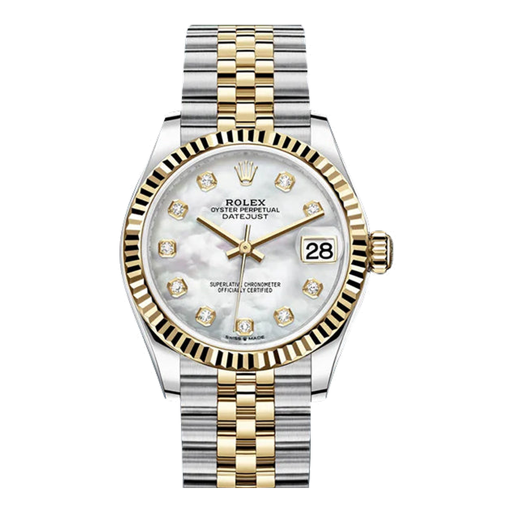 Rolex Datejust 31 Stainless Steel / Yellow Gold / Fluted / MOP / Jubilee
