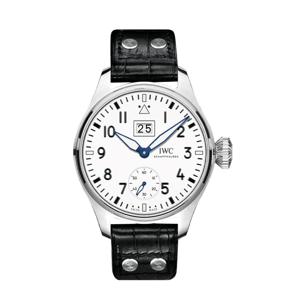 IWC Big Pilot's Watch Big Date 150 Years Stainless Steel / White