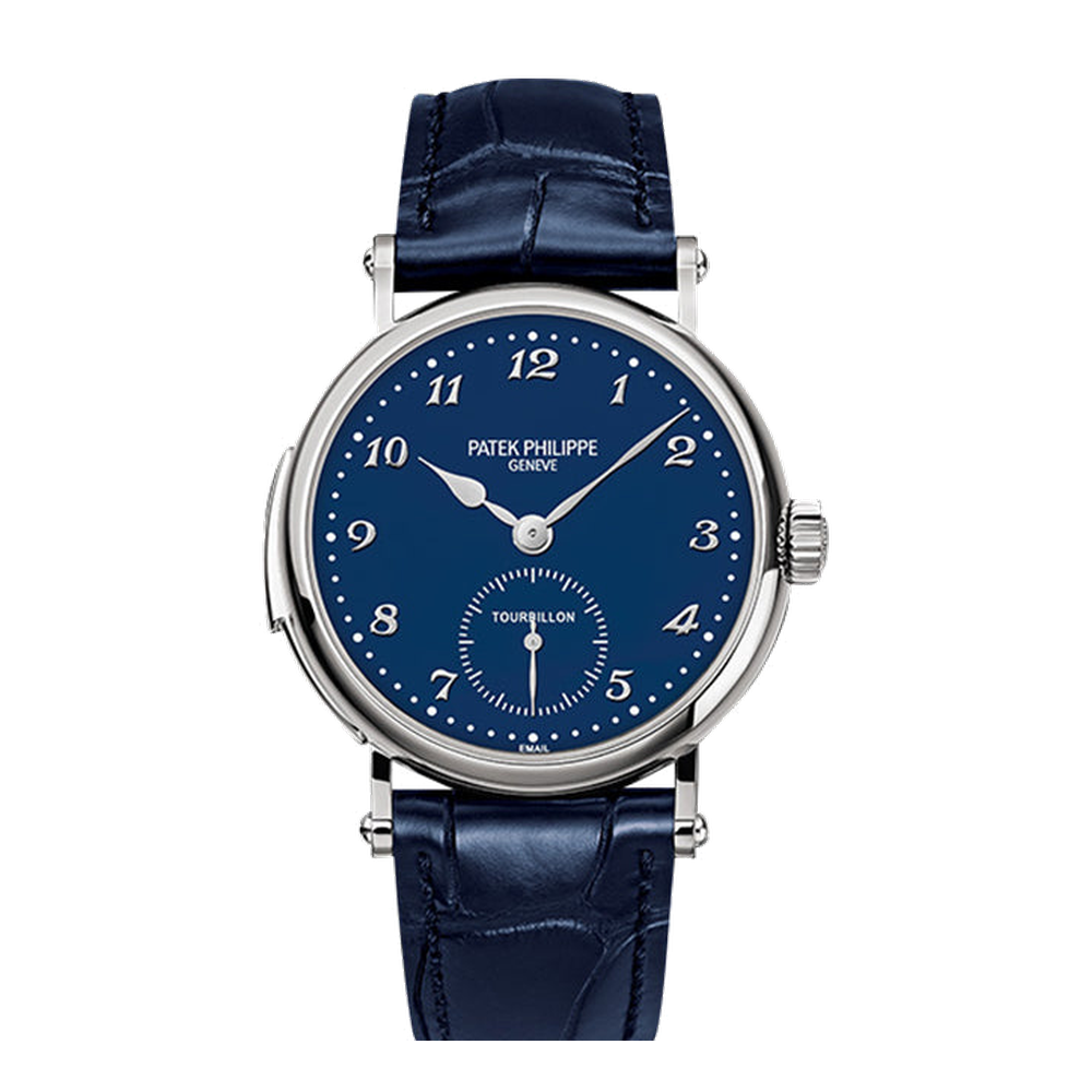 Patek Philippe Tourbillon Minute Repeater 5539 White Gold / Blue Blue / Navy Dial Straps