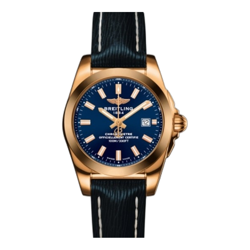 Breitling Rose Gold / Horizon Blue / Sahara Blue/Navy Dial Straps