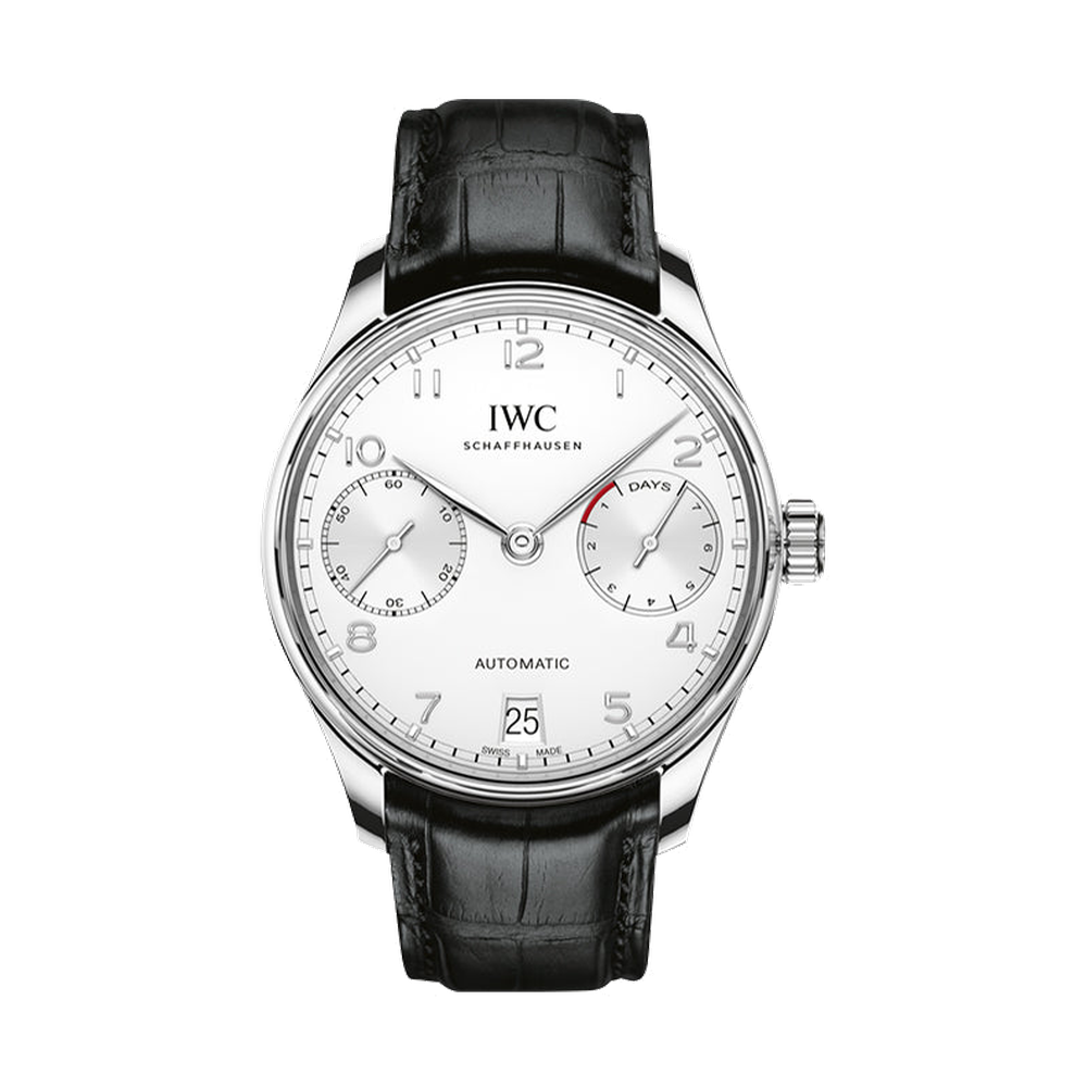 IWC Portugieser Automatic 5007 Stainless Steel / Silver / Silver Numerals