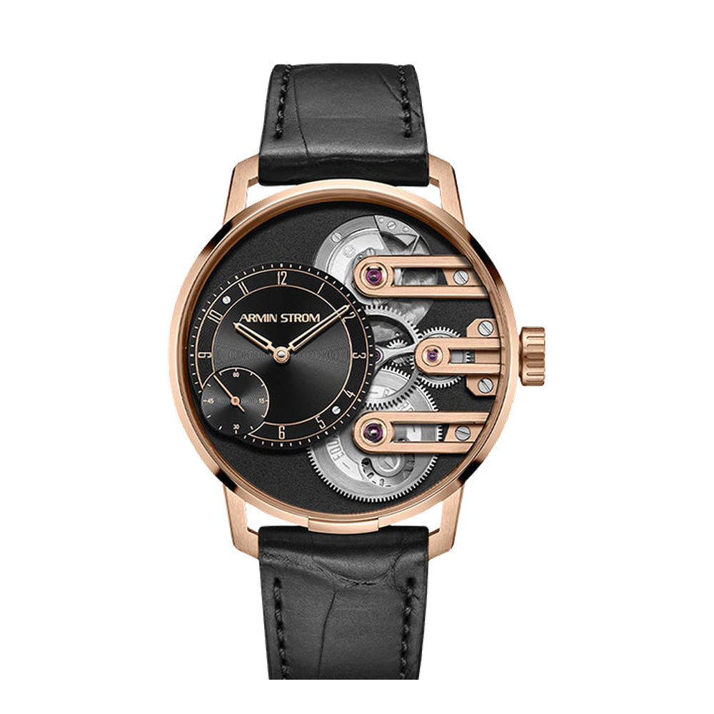 Armin Strom Gravity Equal Force Manufacture Edition Rose Gold Skeletonised / Openwork Dial Straps