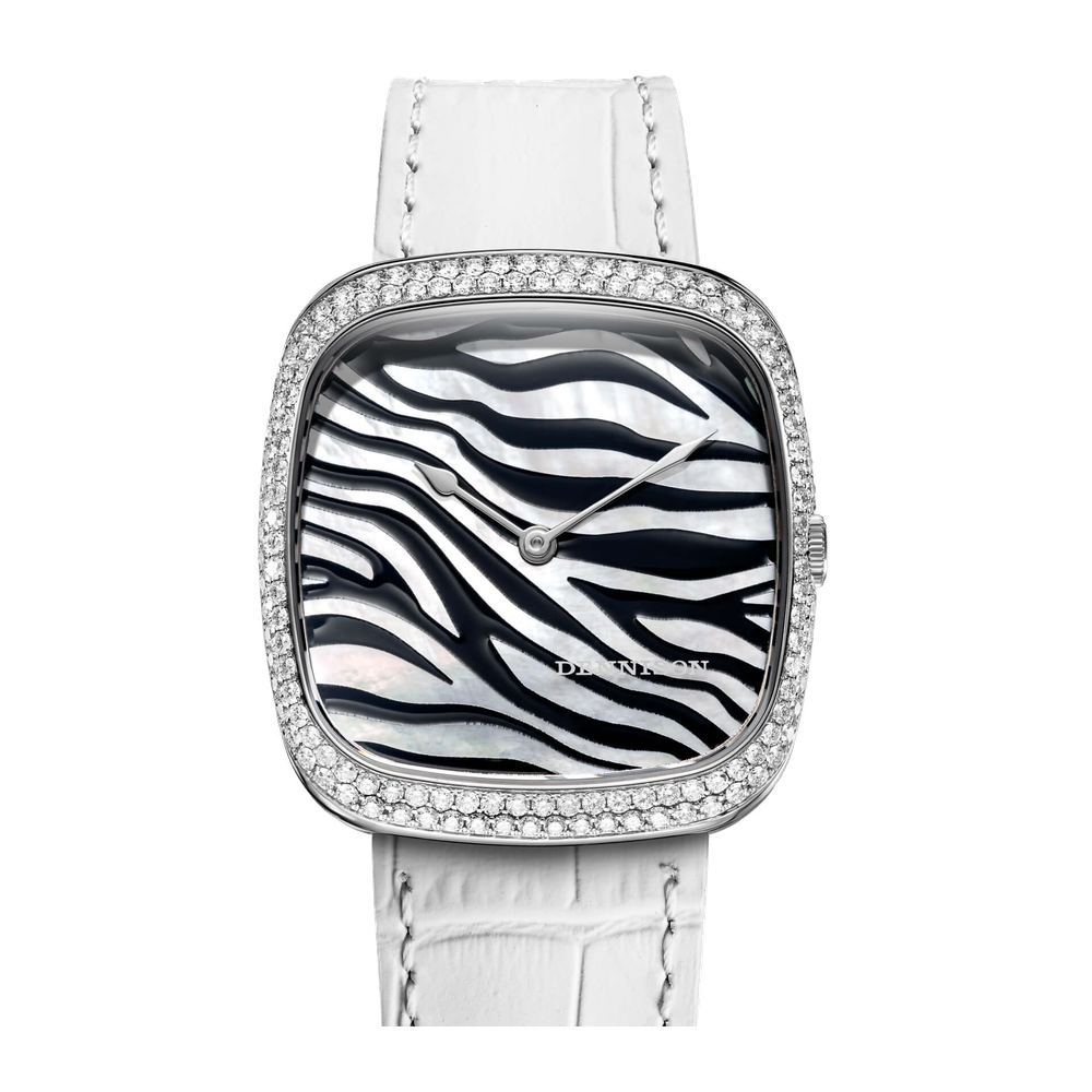 Dennison ALD Safari Zebra White Dial Straps