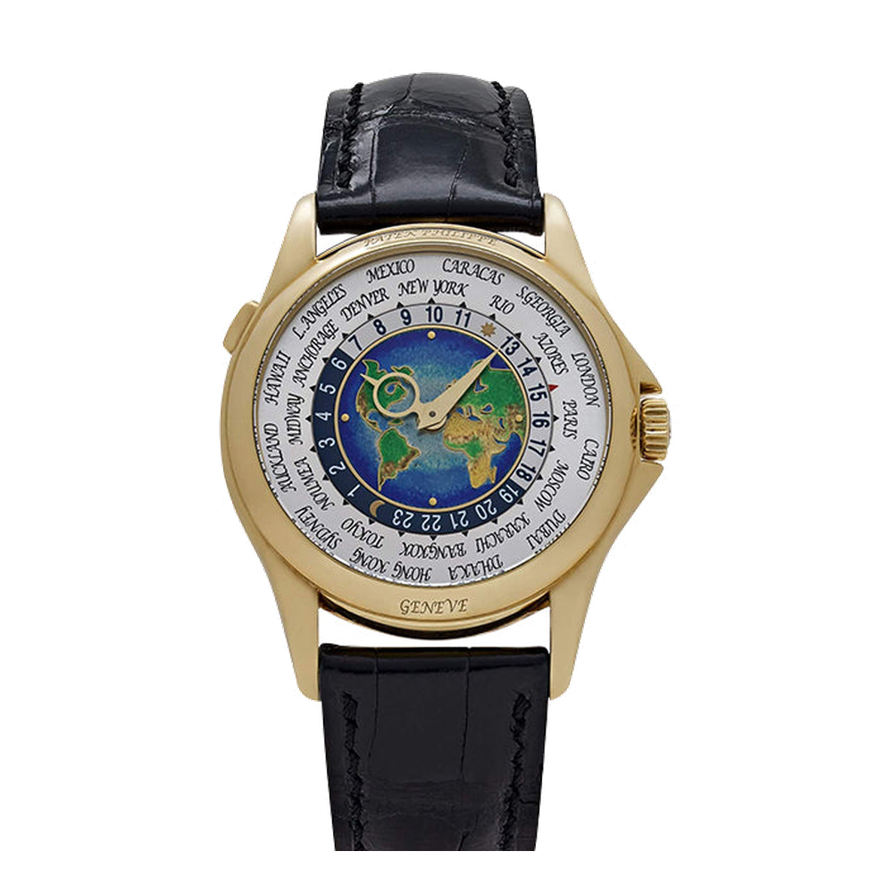 Patek Philippe World Time Yellow Gold (2010) Multi Dial Straps