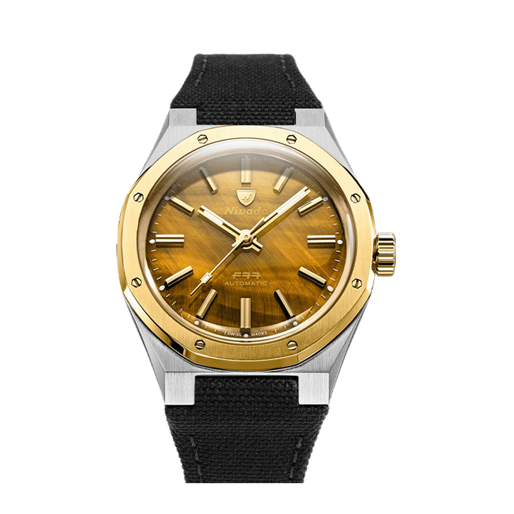 Nivada Grenchen F77 Sst Tiger Eye Bicolor Mk1 - 37Mm