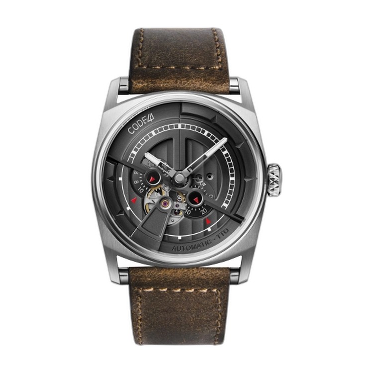 CODE41 Anomaly-01 Stainless Steel / Black
