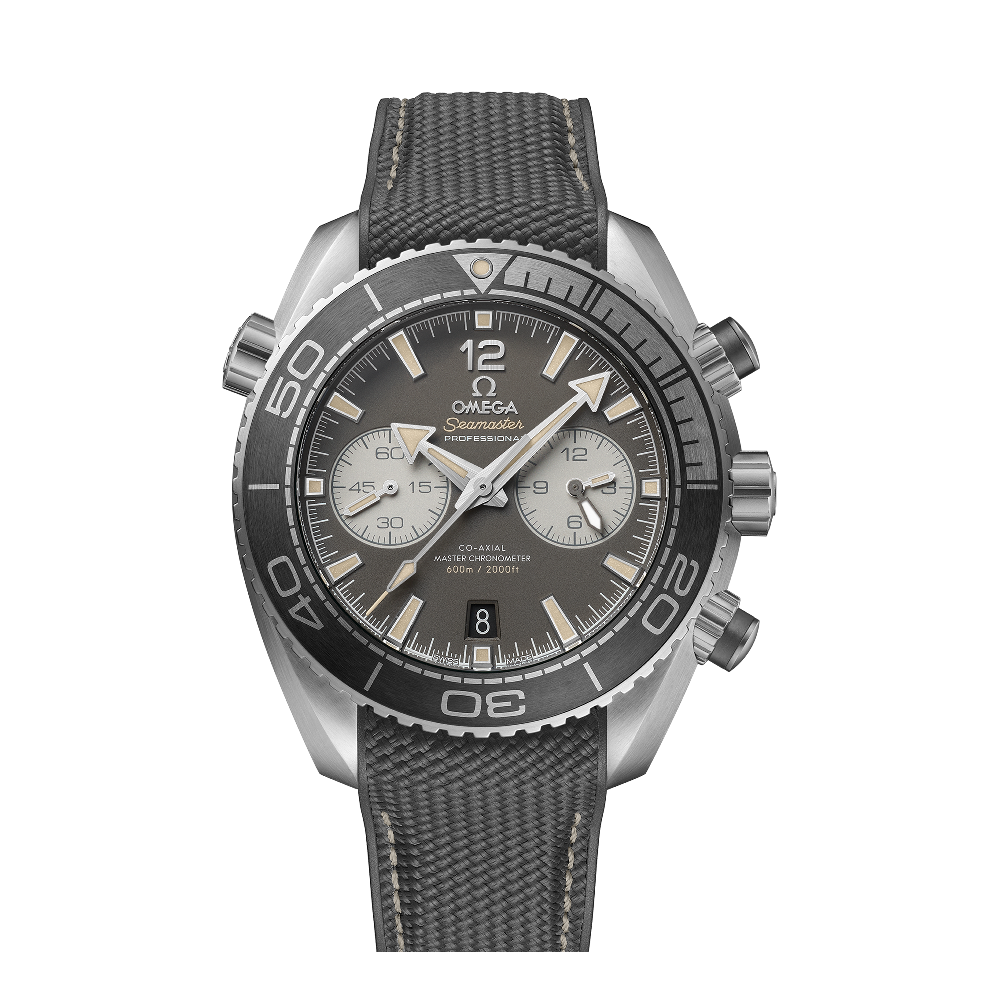 Omega Chronograph 45.5 Grey Dial Rubber