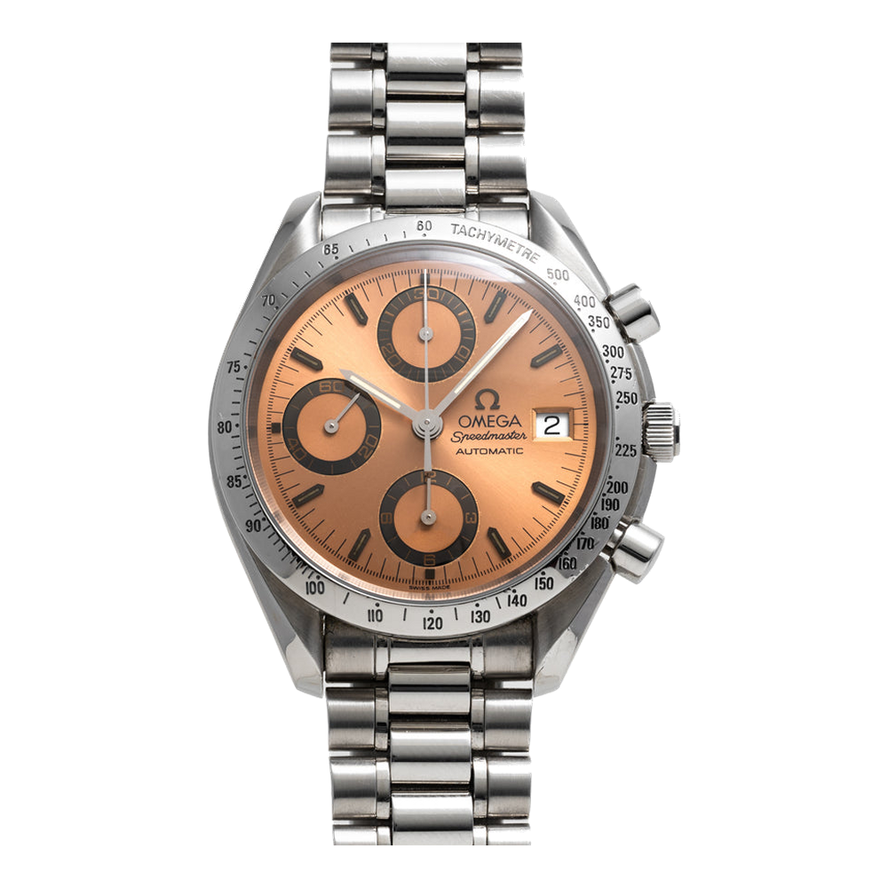 Omega Date Grand Prix 40th Anniversary 39 mm Salmon Bracelet