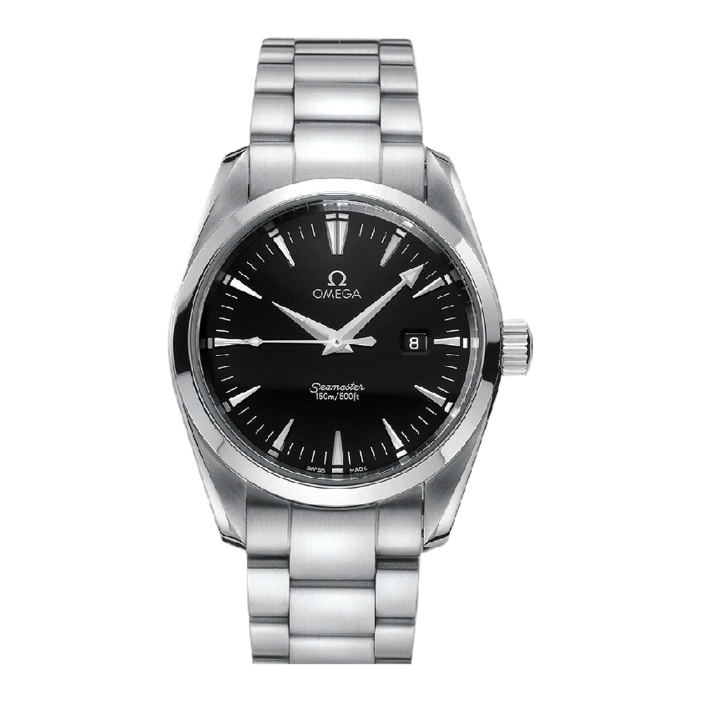 Omega Aqua Terra Quartz 39.2 mm Black Bracelet