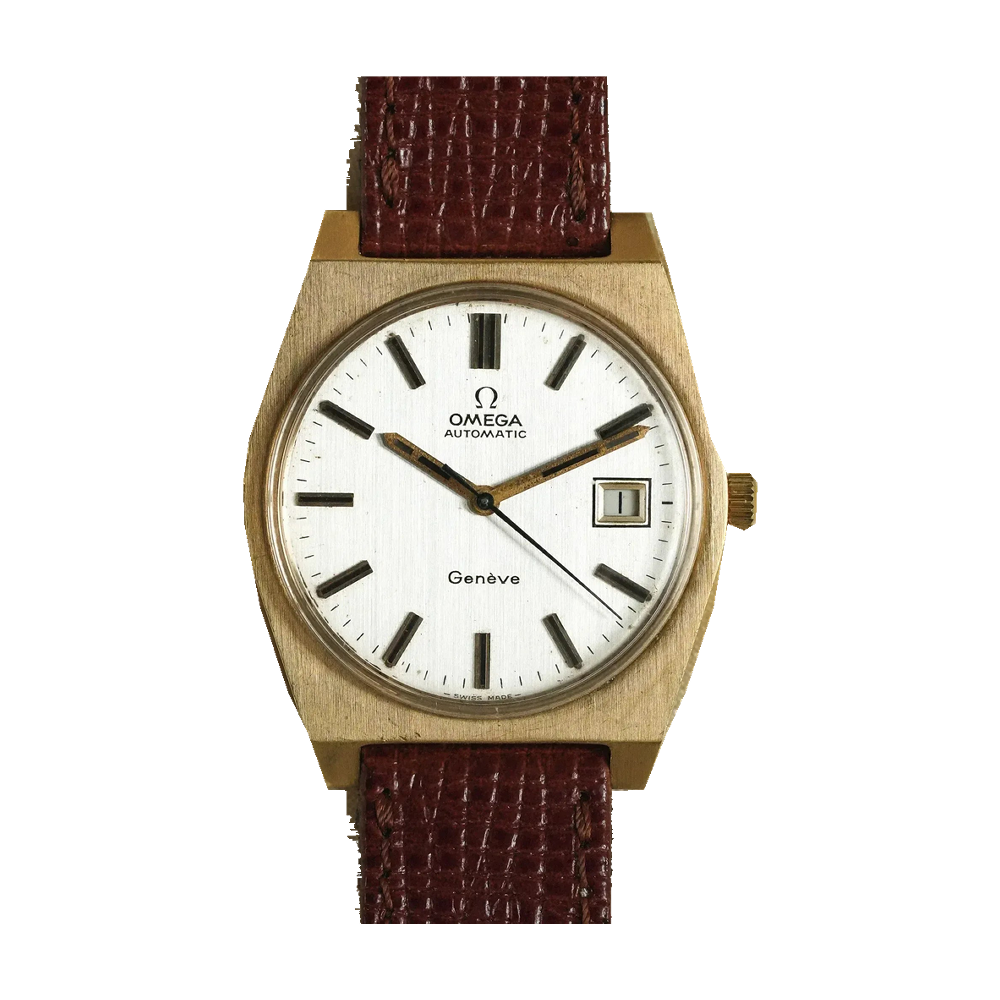 Omega Automatic Silver Gold-Plated 35