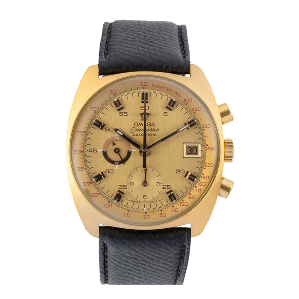Omega Chronograph Gold Champagne