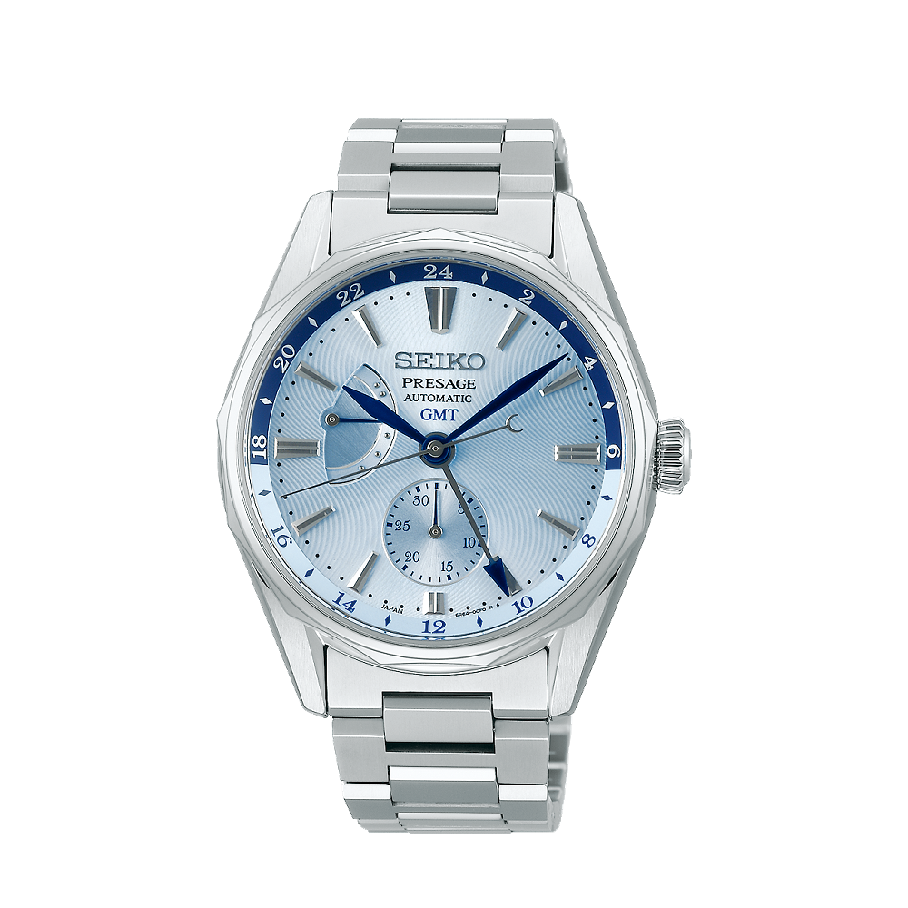 Seiko Ocean Traveler GMT (Pale Blue)